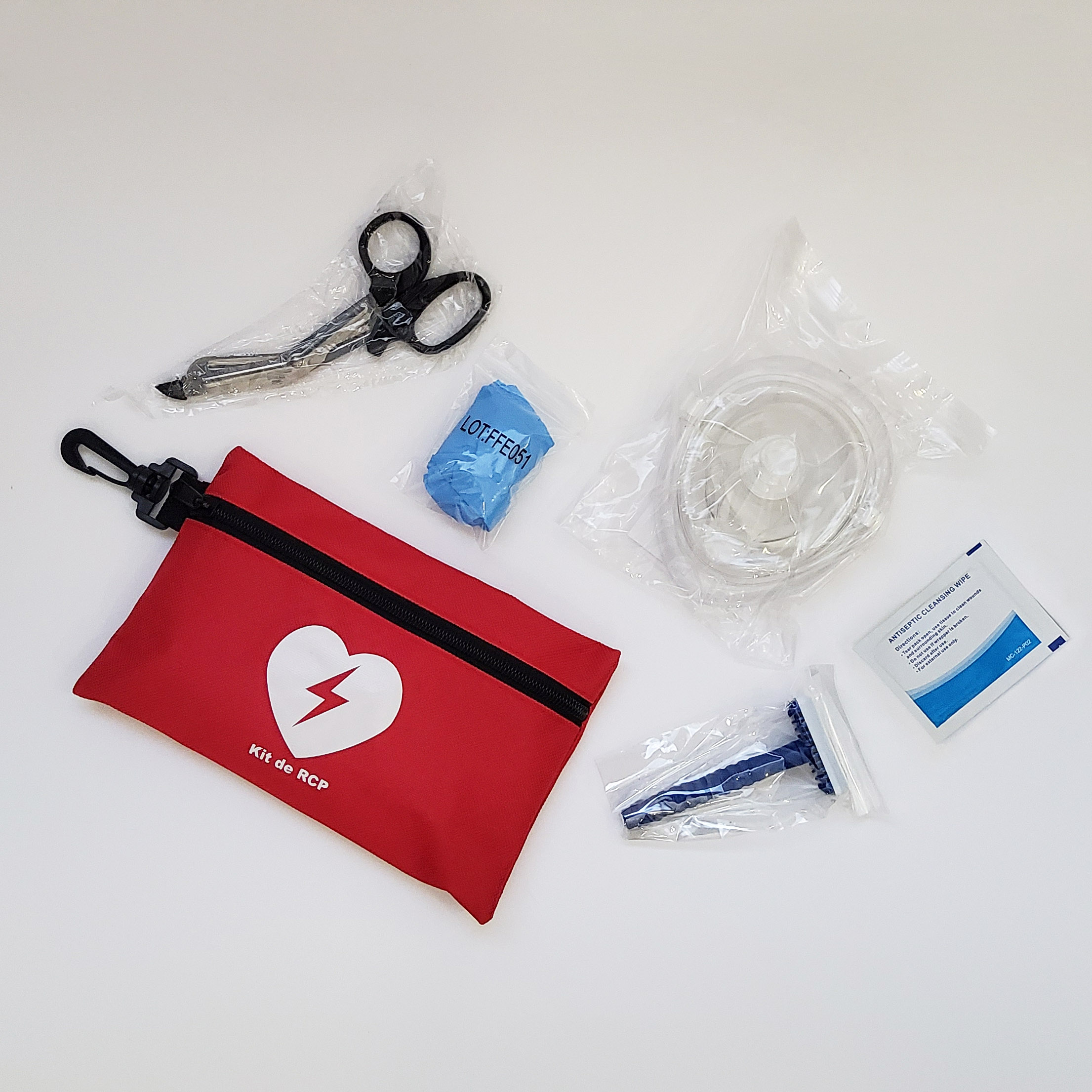 productos kit RCP para primeros auxilios
